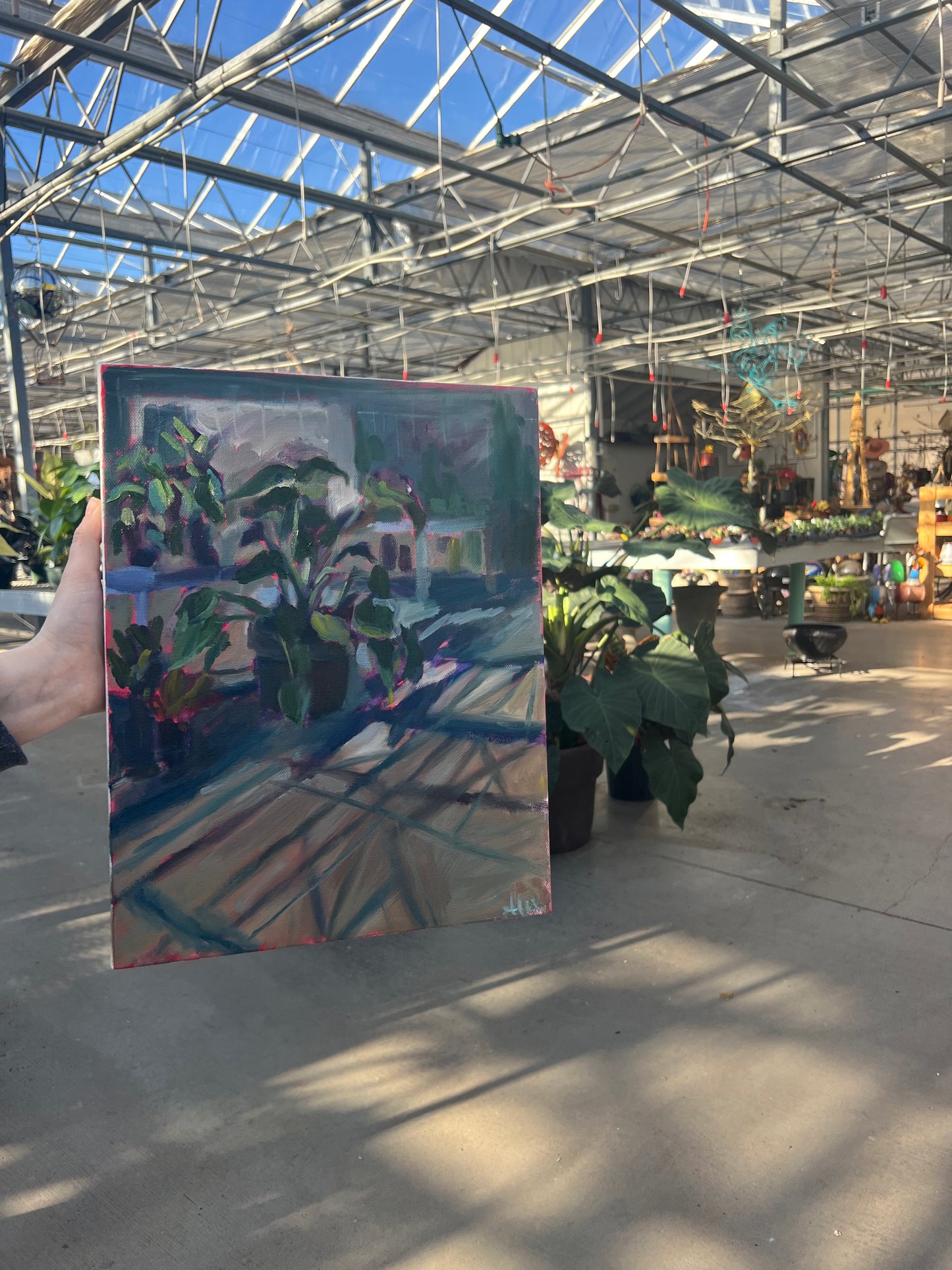 "Greenhouse Shadows"