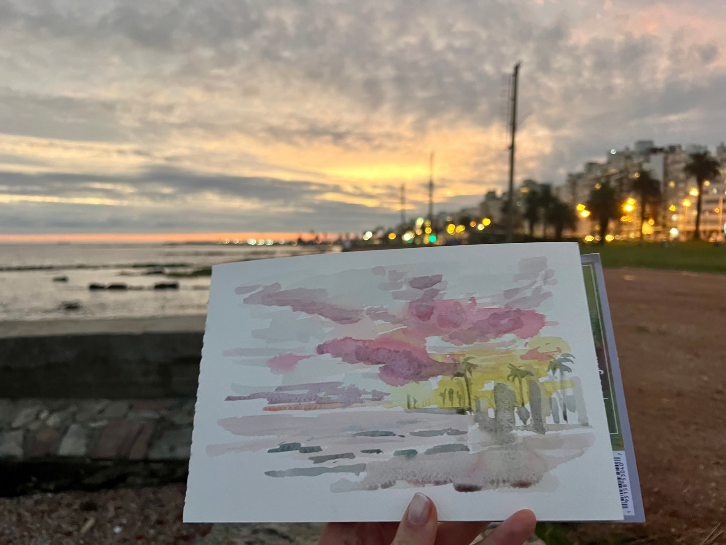 "Sunset in Montevideo"